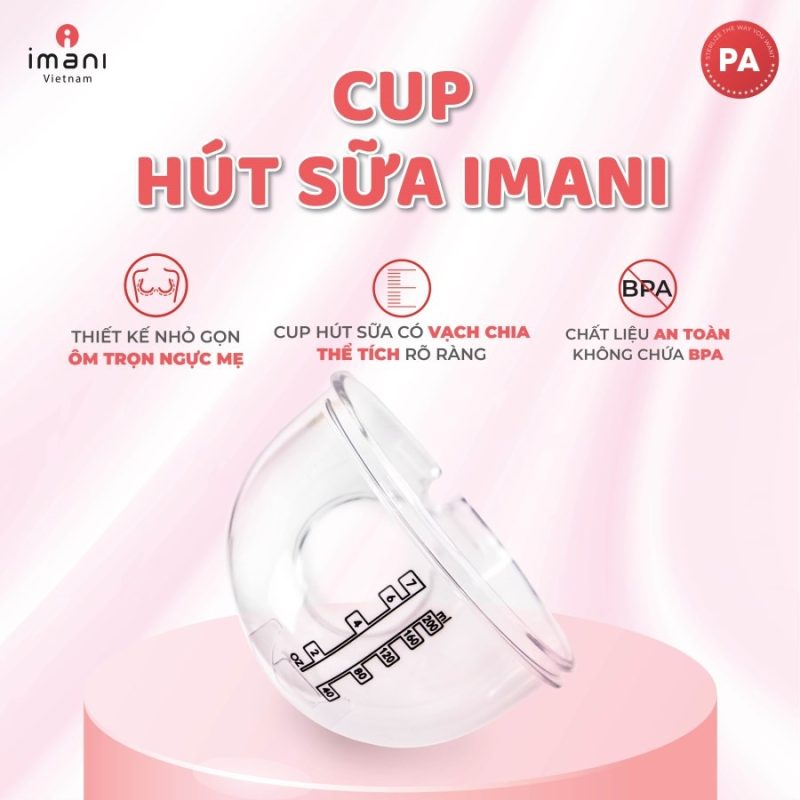 Cup hút sữa Imani (Cúp lẻ)